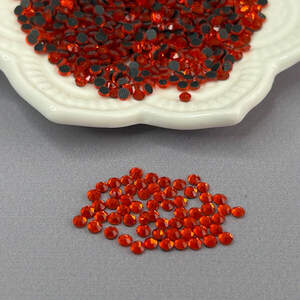 10г- Термоклеевые стразы (dmc Китай) SS10 (2,9мм) - Crystal алый
