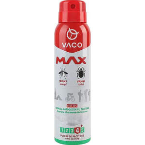 Аэрозоль от комаров, клещей и мошек с пантенолом Vaco Max, 100мл