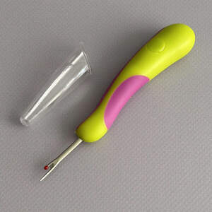 Вспарыватель швов прорезиненный, салатовый - 12 см