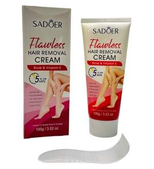 Крем для депиляции с экстрактом розы и витамином E Sadoer, 100g