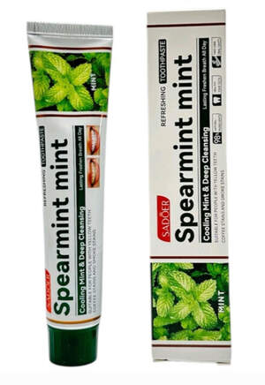 Отбеливающая зубная паста с мятой Sadoer, 100g