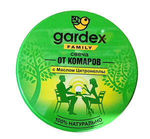 Свеча от комаров Gardex Family, 110г
