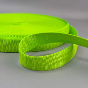 Стропа сумочная-ременная, 2,5 см средняя жесткость - салатовый