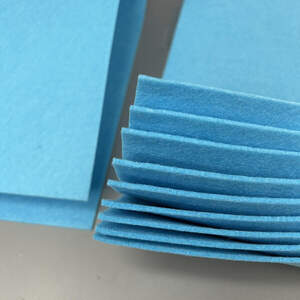 2 мм - Фетр плотный, 40х60 см, цвет - лазурный С26 2 мм - Фетр плотный, 40х60 см, цвет - лазурный С26