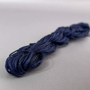 (18 метров) Шнур нейлоновый,капроновый (шамбала) 1мм - Синий темный
