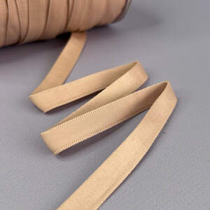 Туннельная лента полиэстр Ø 1 см, - Бежевая