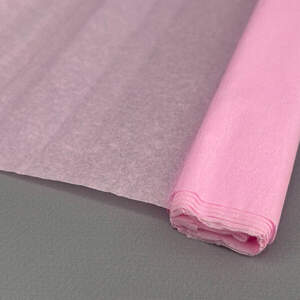 Гофрированная (креповая) бумага 50х150см - розовый