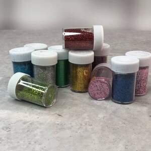 Набор блесток глиттера 12 шт - Микс1