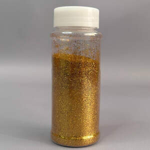 Блёстки декоративные (глиттер), флакон с дозатором 120 мл - золото Блёстки декоративные (глиттер), флакон с дозатором 120 мл - золото