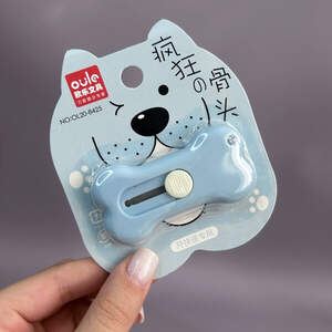 Мини-нож канцелярский Косточка 6,5 см, лезвие 4 мм