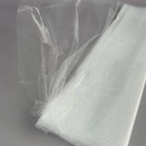 Органза декоративная, ширина 48см - 4,5м белый Органза декоративная, ширина 48см - 4,5м белый