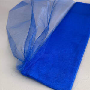 Органза декоративная, ширина 48см - 4,5м электрик Органза декоративная, ширина 48см - 4,5м электрик