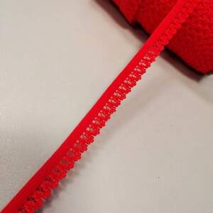 Резинка для пошива нижнего белья (отделочная) 13мм - красная