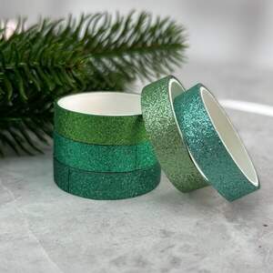 Скотч 1 см декоративный блестящий, 5 шт в упаковке - Микс 2