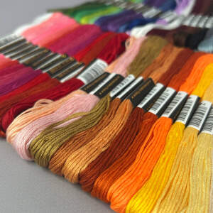 (50шт по 8м) Набор мулине (нитки для вышивания) - Микс