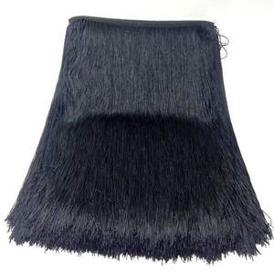 Бахрома для бальных платьев 50смх10ярд черная Бахрома для бальных платьев 50смх10ярд черная