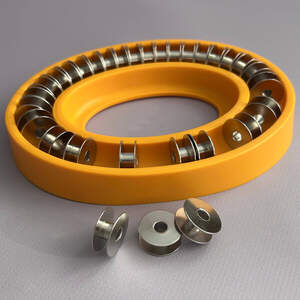 Органайзер-кольцо силиконовый для шпулек - оранж