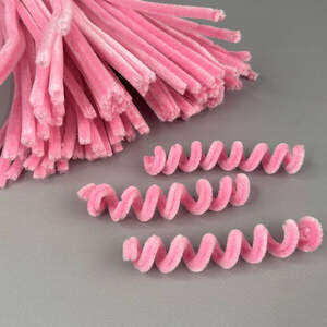 Пушистая проволока (синель) 30см - розовый нежный