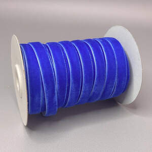 Бархатная лента декоративная 1 см 20 м - # 8566