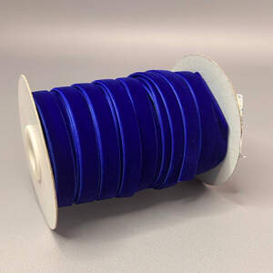 Бархатная лента декоративная 1 см 20 м - # 8568