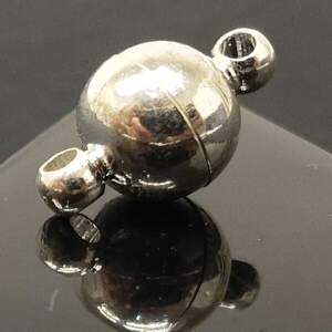 Замочек магнитный 10мм - цвет Сталь