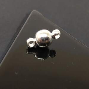 Замочек магнитный 6мм - Светлое серебро Замочек магнитный 6мм - Светлое серебро