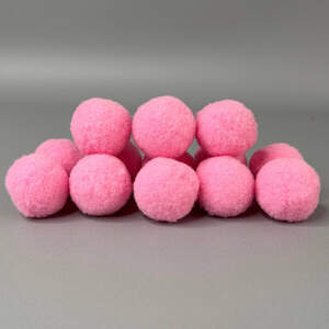 Помпон велюровый 3 см - розовый Помпон велюровый 3 см - розовый