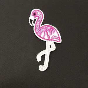 Термонаклейка Фламинго 6 1 шт, 4,5х10 см