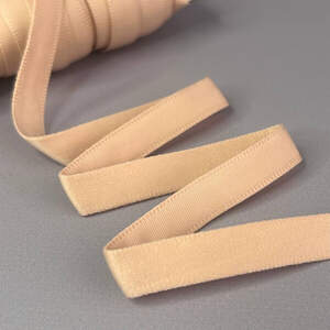 Туннельная лента бесшовная, гладкая 1см х1м, - бежевый свтлый