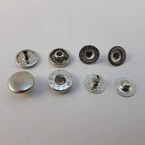 Кнопка Альфа 10мм Никель VT-2 (720шт) (00244)