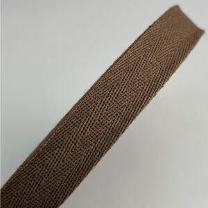 Коричневый киперная лента 2 см (киперная тесьма 20мм)
