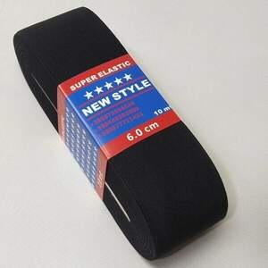 Резинка турецкая NewStyle 6см Черная Резинка турецкая NewStyle 6см Черная