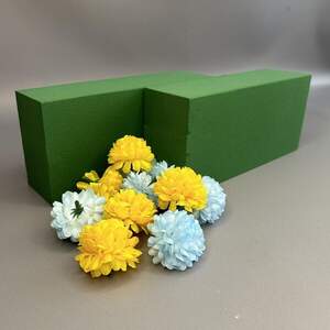 Флористическая пена-оазис для цветов 16,5х10,5х22 см Флористическая пена-оазис для цветов 16,5х10,5х22 см