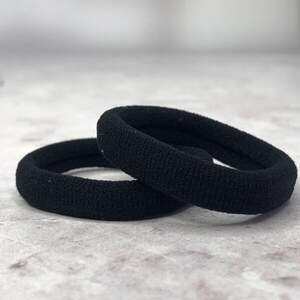 18 шт - Набор резинок в футляре бесшовные 4см - Черный