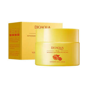 Восстанавливающий крем для лица с экстрактом корня куркумы Bioaqua, 60г