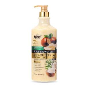 Гель скраб для душа Nary с маслом ши и кокосовым маслом, 1300мл