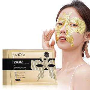 Маска-патч Sadoer Golden Butterfly для кожи вокруг глаз, лобных и носогубных складок