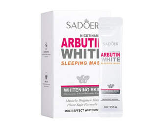 Набор ночных отбеливающих масок для лица с арбутином в стиках Sadoer, 20шт4мл