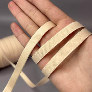 Туннельная лента полиэстр Ø 1 см, - Бежевая светлая