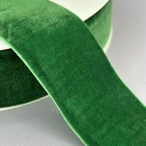 Бархатная лента декоративная 4 см 20 м - 8585 Бархатная лента декоративная 4 см 20 м - 8585