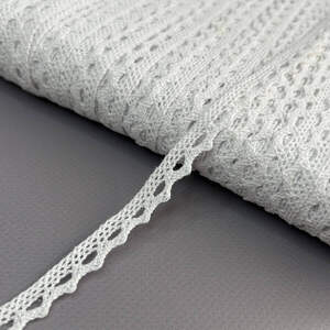 Кружево льняное 1,1см - Белый (М5054-16) Кружево льняное 1,1см - Белый (М5054-16)