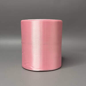 Лента атласная 10 см. розовая (004)