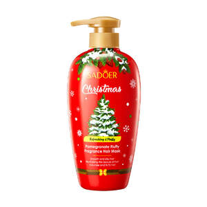Новогодняя парфюмированная маска для волос с экстрактом граната Sadoer Merry Christmas, 500ml