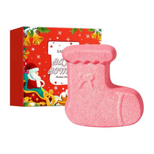 Подарочная бомбочка для ванны Рождественский Сапожок Sadoer, 100г
