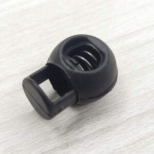 Фиксатор пластиковый для шнура 14мм , черный