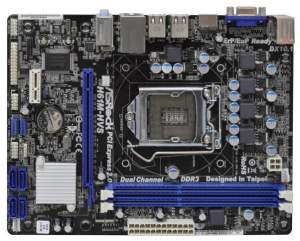 Материнская плата ASRock ( H61M-HVS) Материнская плата ASRock ( H61M-HVS)