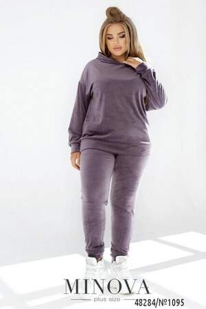 Спортивний Костюм №1095-Ліловий