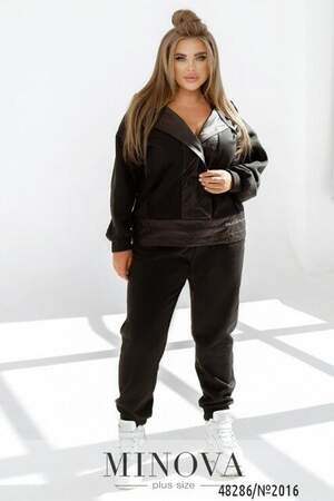 Спортивний Костюм №2016-Чорний