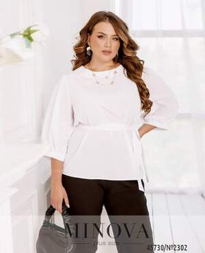Блуза №2302-Білий