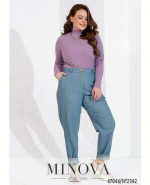 Джинси №2342-Блакитний